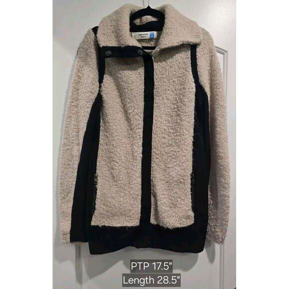 Sparrow by Athropologie Turtleneck Fleece Zip Sweater, W/ Pockets Size Small EUC - Picture 1 of 10